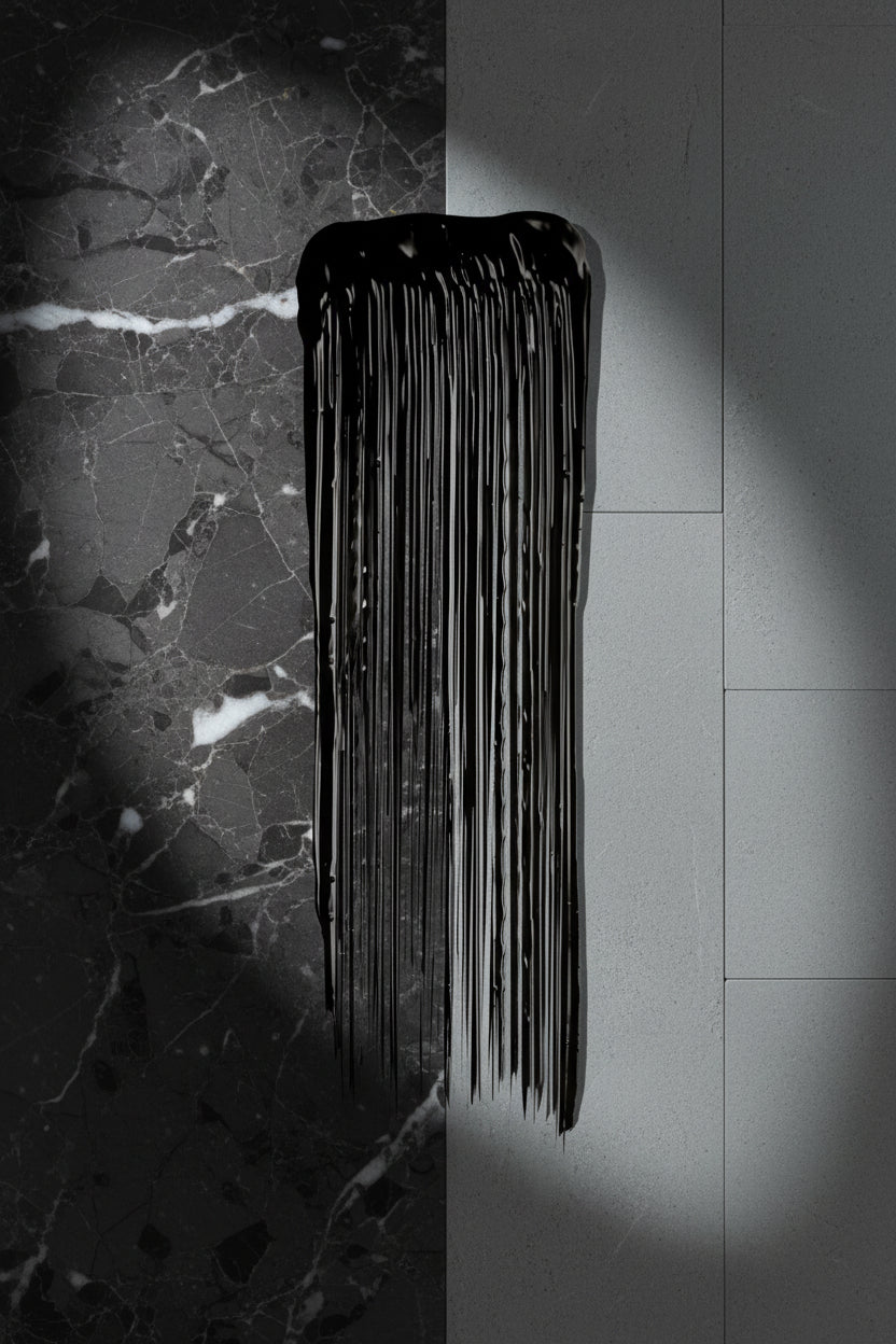 Black paint swatch