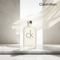 Calvin Klein ck one perfume bottle on a white background