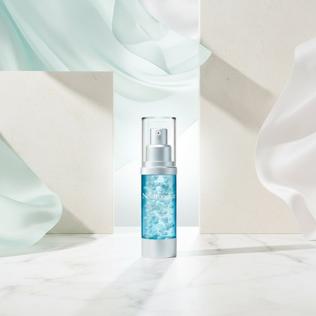 Neutrogena skincare product with text describing step 3 of a skincare routine.