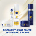 Nivea Q10 Power anti-wrinkle skincare products on a white background