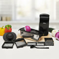 Fullstar pro chopper on a kitchen counter with vegetables, labeled 'The Original Pro Chopper'.