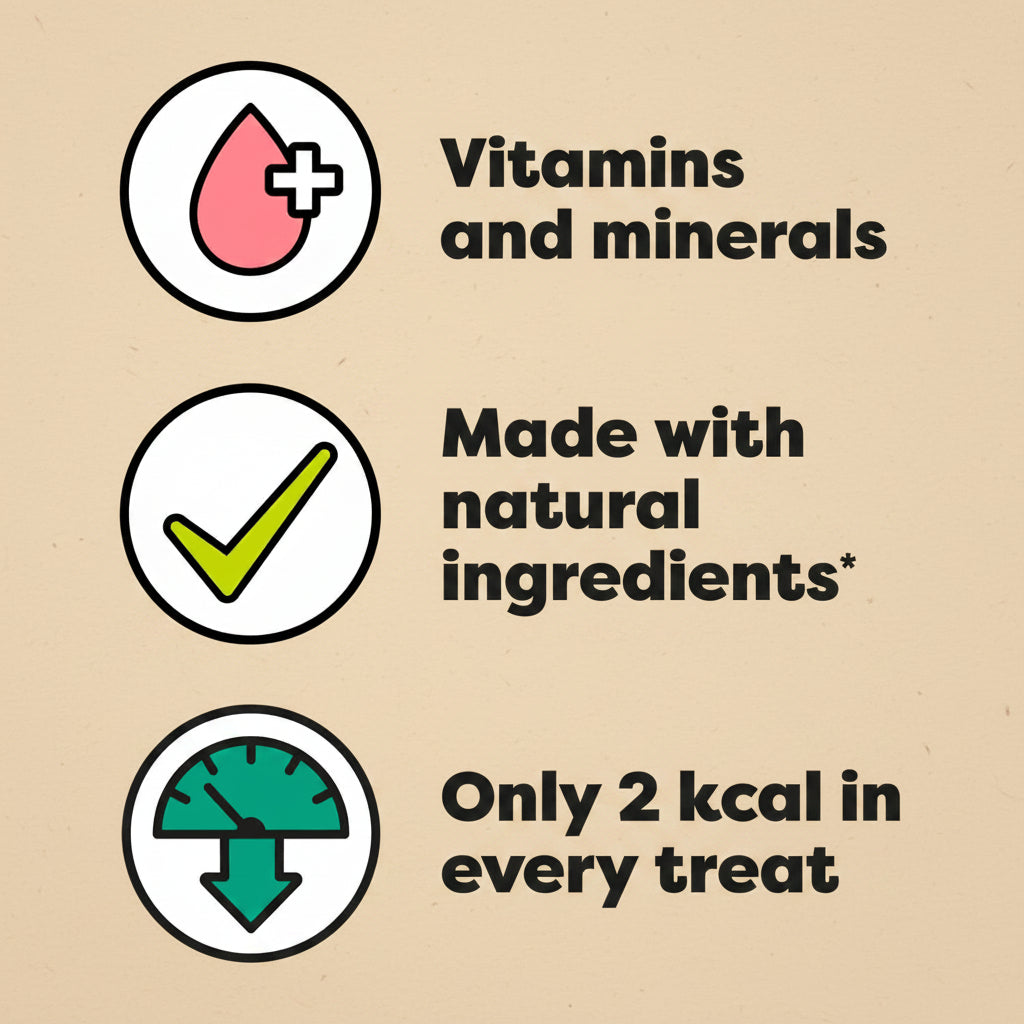 Health-related statements with icons on a yellow background