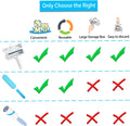 Comparison chart with icons and checkboxes indicating features of a product or service.