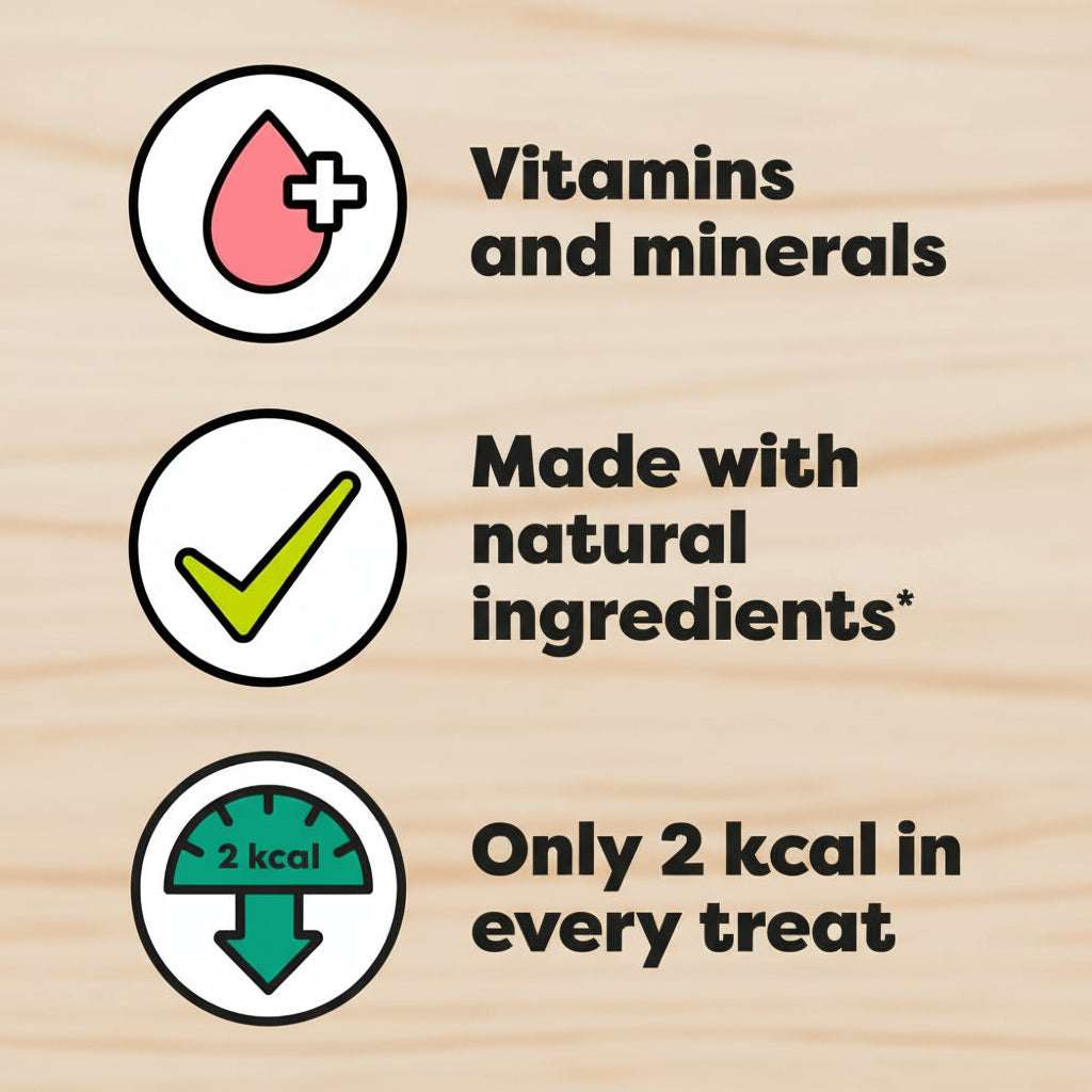 Health-related statements with icons on a yellow background