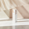 A tall white rectangular box of Bio-Oil 250ml eye drops, showing the side panel with ingredients and usage text in brown and orange print, photographed on a white background.