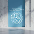Promotional graphic for skin care product with 'Dermatologist Recommended' text on a blue background.