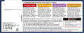 A product information card for pet food pouches, showing four flavor options with red, yellow, and green header panels: Beef in jelly, Chicken in jelly, Lamb in jelly, and Turkey in jelly. The card includes net weight, ingredients, and a small product photo of a clear pouch with a red label at the bottom.