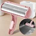 Pink pet hair remover with cleaning mechanism and ACEPACE branding.
