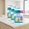 Multiple boxes of Dr. Beckmann Service-It Deep Clean Washing Machine Cleaner on a white background