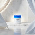 Medicube Zero Pore Pad packaging with sales statistics on a blue background