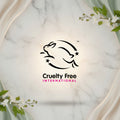 Cruelty Free International logo with a black rabbit and text on a white background