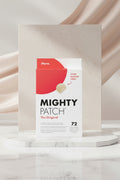 Mighty Patch packaging with red and white design, featuring the brand 'Hero'.