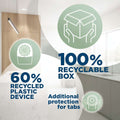 UniBond Aero 360 packaging with recycling information on a blue background