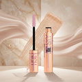 Maybelline Lash Sensational mascara with brush on a white background