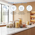 Kilner clip top jars with various contents on a light background, featuring product benefits.