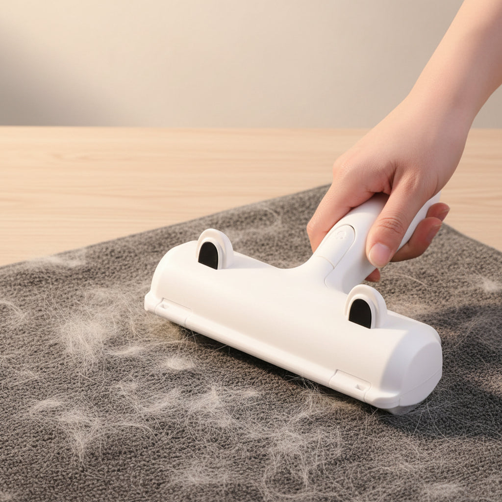 White grooming tool with 'ACE2ACE' branding on a textured black surface.
